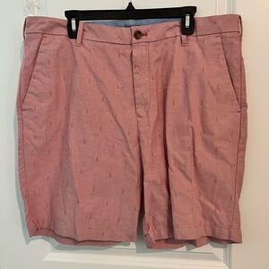 EUC IZOD Red Anchor Nautical Shorts, Size 38